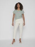 Vila RONDE HALS T-SHIRT, Green Milieu, highres - 14083083_GreenMilieu_005.jpg