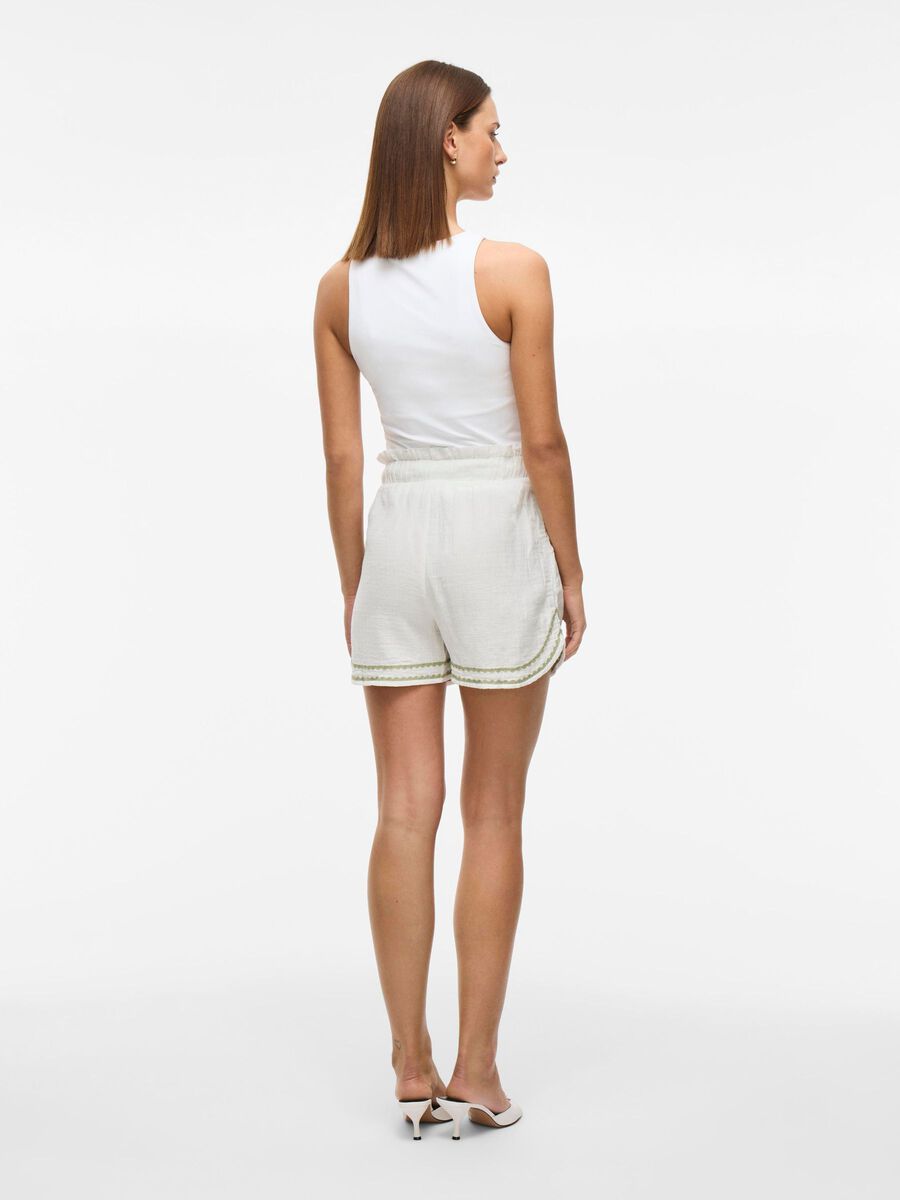 VILA VITOVAN HIGH WAIST SHORTS, Birch, highres - 14104846_Birch_004.jpg