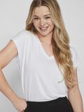 VILA VIMODALA V-NECK SHORT SLEEVED TOP, Optical Snow, highres - 14074847_OpticalSnow_006.jpg