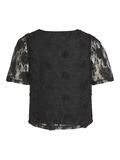 Vila ROSEDETALJER TOPP, Black, highres - 14100488_Black_002.jpg