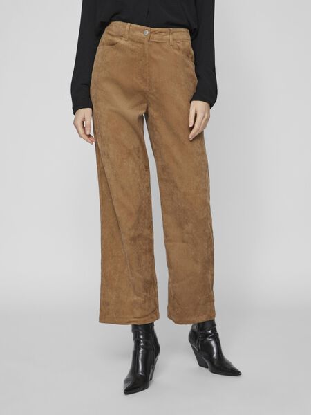 Vila HIGH-WAIST CORDUROY BROEK, Ermine, highres - 14091914_Ermine_003.jpg