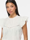 Product image thumbnail - VIYVA ROUND NECK SLEEVELESS TOP, Snow White | 3