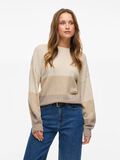 VILA VIRIL KNITTED PULLOVER, Natural Melange, highres - 14106336_NaturalMelange_1196995_003.jpg