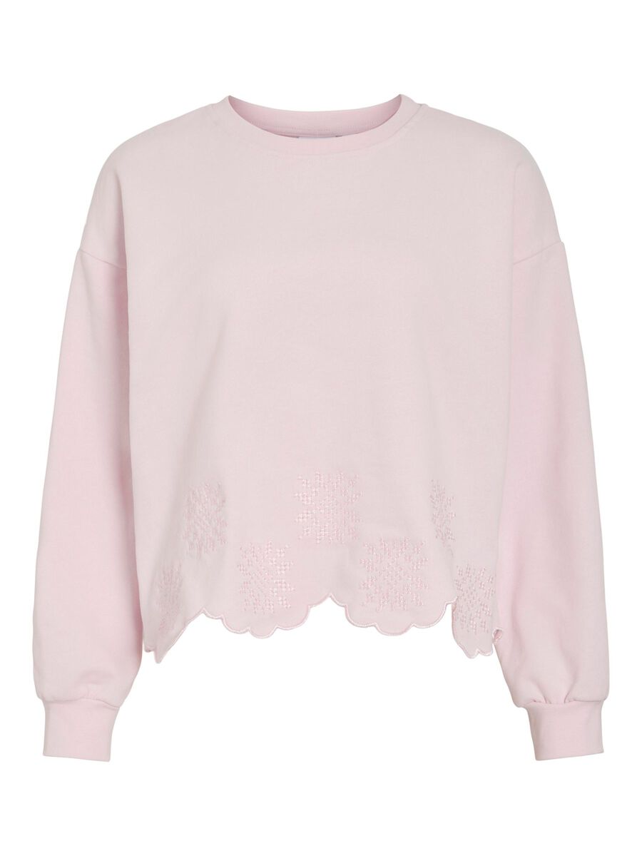VILA VIHAILEY DETAILED SWEATSHIRT, Ballerina, highres - 14111837_Ballerina_001.jpg