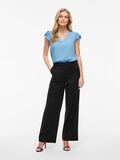 VILA VILIKA V-HALS TOP MET KAPMOUWEN, Blissful Blue, highres - 14112802_BlissfulBlue_005.jpg