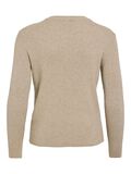 VILA LONG SLEEVE KNITTED TOP, Natural Melange, highres - 14084325_NaturalMelange_002.jpg