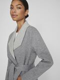 VILA VIJUICE - LIEN À NOUER À LA TAILLE MANTEAU, Light Grey Melange, highres - 14060740_LightGreyMelange_006.jpg