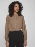 Vila HIGH NECK SHIRT, Brown Lentil, highres - 14090583_BrownLentil_006.jpg