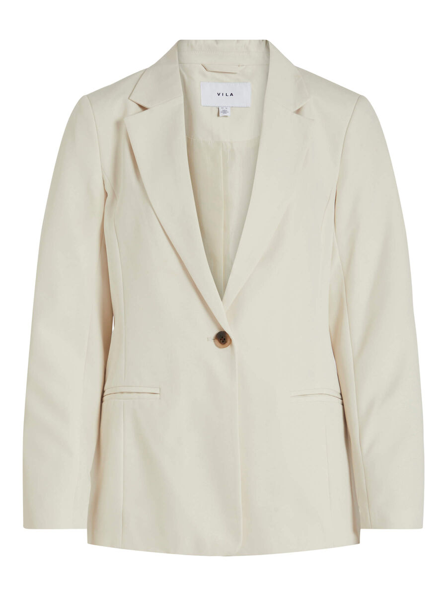 VILA VILOWNY ENKELTSPENT BLAZER, Birch, highres - 14079590_Birch_001.jpg
