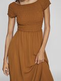 VILA SHORT SLEEVED MIDI DRESS, Rubber, highres - 14103583_Rubber_006.jpg