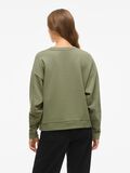 VILA VIELSK ROUND NECK LONG SLEEVED SWEATSHIRT, Green Olive, highres - 14114050_GreenOlive_1256097_004.jpg