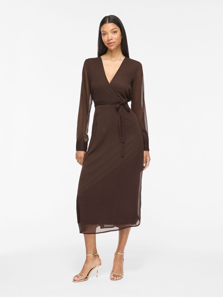 Product carousel image - VIFALIA DLOUH&Eacute; RUK&Aacute;VY MIDI &Scaron;ATY, Coffee Bean | 1