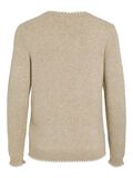 VILA RUNDHALS STRICKPULLOVER, Natural Melange, highres - 14110910_NaturalMelange_1229777_002.jpg