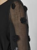 Vila LONG SLEEVED SHORT DRESS, Black, highres - 14099146_Black_007.jpg