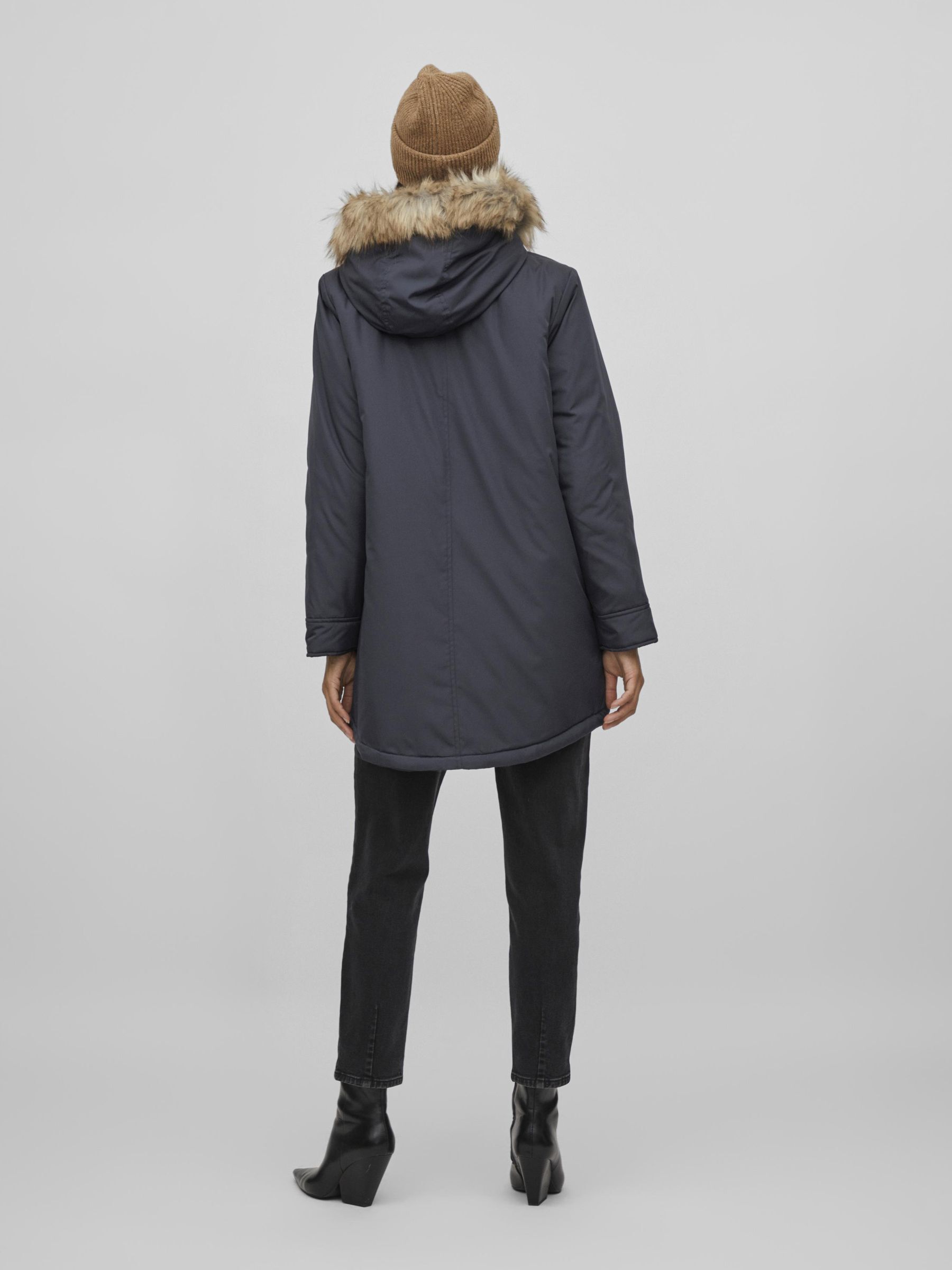 Blue hooded parka hotsell