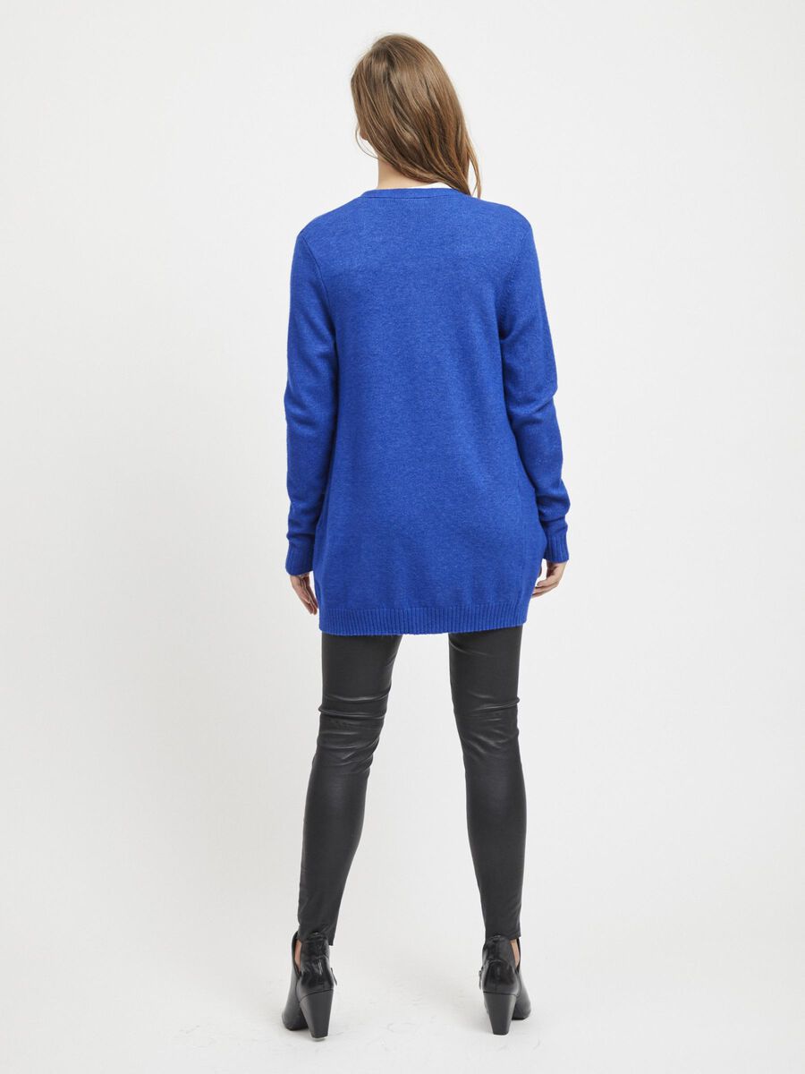 VILA VIRIL BASIC KNITTED CARDIGAN, Surf the Web, highres - 14044041_SurftheWeb_593650_004.jpg