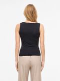 Product image thumbnail - VIKENZA WATERFALL SLEEVELESS TOP, Black | 2