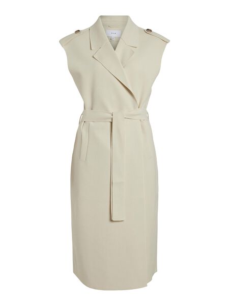 Vila LONG BELTED WAISTCOAT, Birch, highres - 14086392_Birch_001.jpg