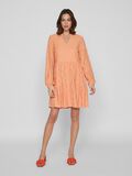 VILA VIKAWA LONG SLEEVED SHORT DRESS, Shell Coral, highres - 14070250_ShellCoral_005.jpg