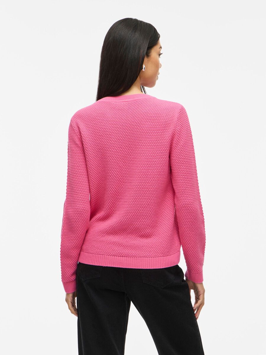 Carousel image - VIDALO BASIC KNITTED PULLOVER, Sangria Sunset | 2