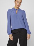 VILA V-NECK LONG SLEEVED TOP, Bijou Blue, highres - 14101709_BijouBlue_007.jpg
