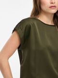 Product image thumbnail - VIELLETTE SHORT SLEEVED TOP, Forest Night | 3