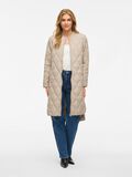 VILA QUILTED ZIPPER COAT, Feather Gray, highres - 14102942_FeatherGray_005.jpg