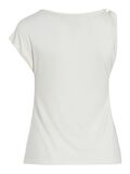 VILA ROUND NECK SHORT SLEEVED TOP, Cloud Dancer, highres - 14105894_CloudDancer_002.jpg