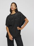 VILA KNITTED PONCHO, Black, highres - 14104462_Black_003.jpg