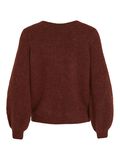 Vila V-NECK KNITTED PULLOVER, Fired Brick, highres - 14074329_FiredBrick_948056_002.jpg