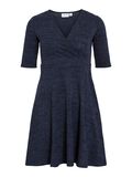 VILA VIMILJA SHORT SLEEVED SHORT DRESS, Navy Blazer, highres - 14112787_NavyBlazer_001.jpg