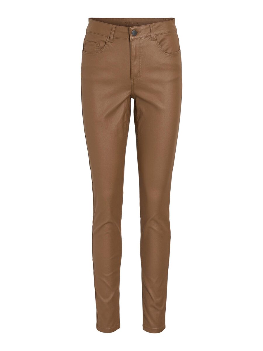 VILA PRENDA REVESTIDA PANTALONES, Toffee, highres - 14103370_Toffee_001.jpg