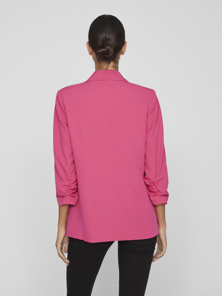 VILA 3/4-SLEEVED BLAZER, Pink Yarrow, highres - 14087178_PinkYarrow_1110777_004.jpg