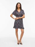 Product image thumbnail - VIPADDINA KORT JURK MET V-HALS, Black | 4