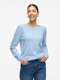 VILA VIRIL ROUND NECK KNITTED PULLOVER, Kentucky Blue, highres - 14054177_KentuckyBlue_714851_003.jpg