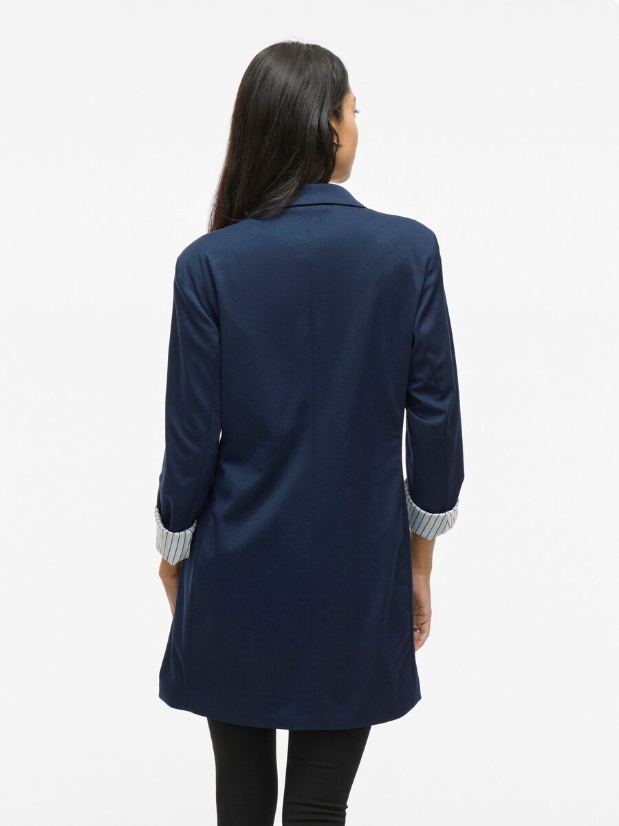 VILA LONG JERSEY BLAZER, Navy Blazer, highres - 14109501_NavyBlazer_004.jpg