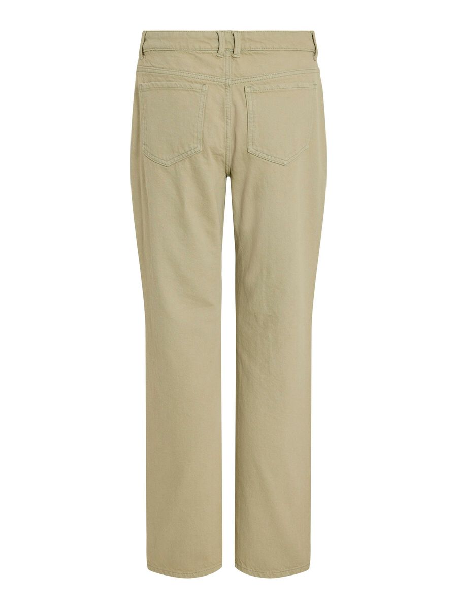 VILA VIALICE REGULAR WAIST STRAIGHT FIT JEANS, Sage, highres - 14104625_Sage_002.jpg