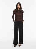 Product image thumbnail - VILISABETH BOATNECK LONG SLEEVED TOP, Coffee Bean | 4