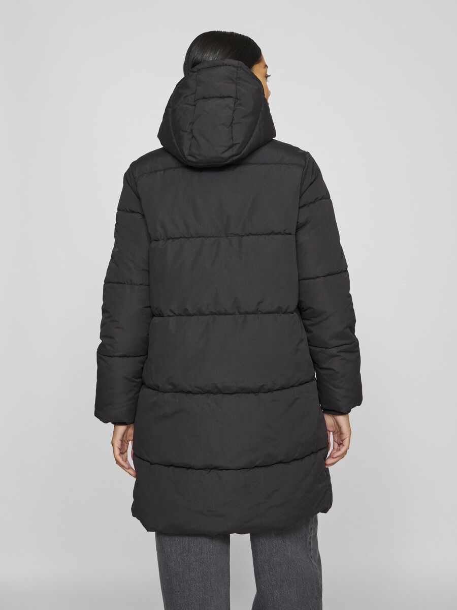 VILA HOODED COAT, Black, highres - 14103254_Black_004.jpg