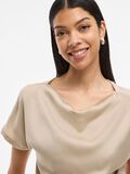 VILA VIELLETTE BOATNECK SHORT SLEEVED TOP, Cement, highres - 14110009_Cement_007.jpg