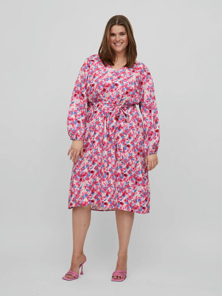 Vila CURVE - KUVIOLLINEN MIDIMEKKO, Kentucky Blue, highres - 14084225_KentuckyBlue_1014339_003.jpg