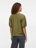 VILA TIE-NECK SHORT SLEEVED TOP, Capulet Olive, highres - 14102609_CapuletOlive_004.jpg