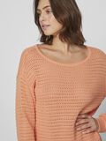 Vila BOATNECK KNITTED PULLOVER, Shell Coral, highres - 14089578_ShellCoral_006.jpg