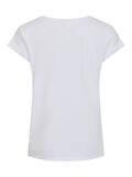 VILA BASIC V-NECK T-SHIRT, Optical Snow, highres - 14083084_OpticalSnow_002.jpg
