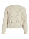 VILA ROUND NECK KNITTED PULLOVER, Birch, highres - 14092276_Birch_001.jpg