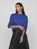 VILA HIGH NECK KNITTED PULLOVER, Mazarine Blue, highres - 14084179_MazarineBlue_1070203_003.jpg