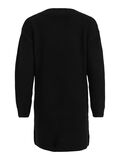 Vila V-NECK KNITTED DRESS, Black, highres - 14070508_Black_002.jpg
