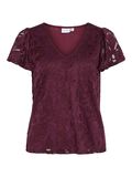 VILA VISTASIA V-NECK TOP A MANICHE CORTE, Fig, highres - 14111231_Fig_001.jpg