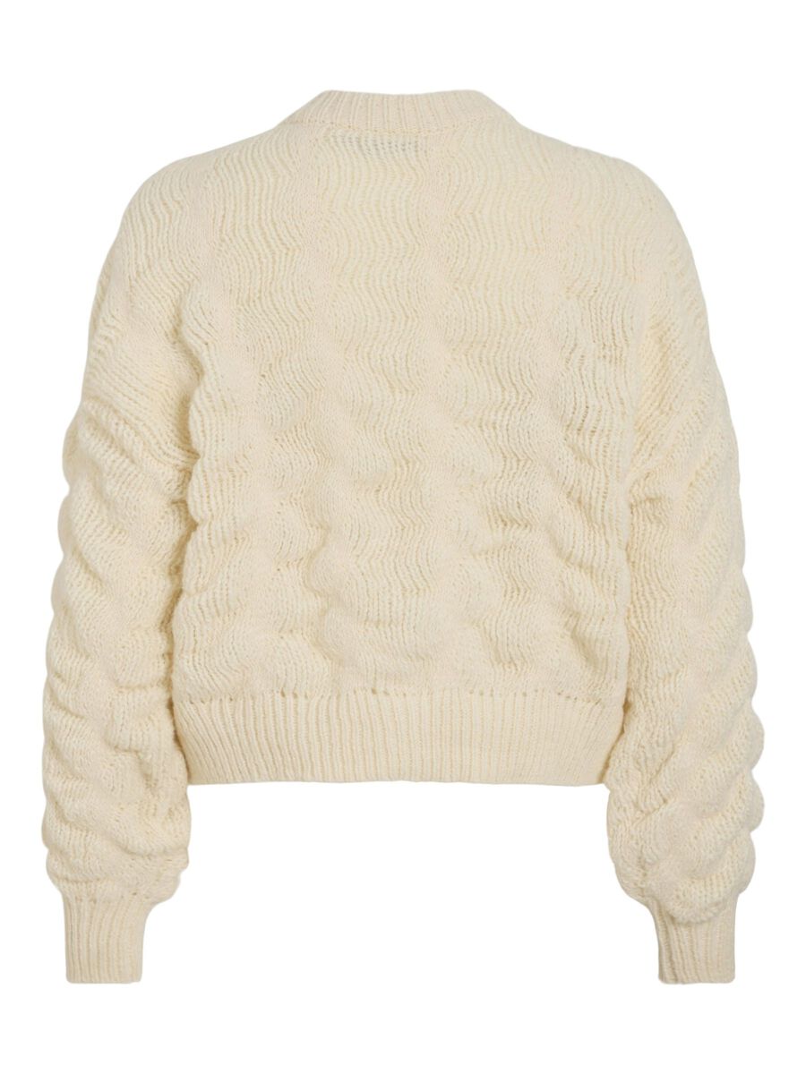 VILA BUTTON FRONT KNITTED CARDIGAN, Birch, highres - 14108796_Birch_002.jpg