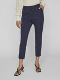 VILA VIVARONE SLIM FIT HIGH WAISTED TROUSERS, Navy Blazer, highres - 14087406_NavyBlazer_003.jpg